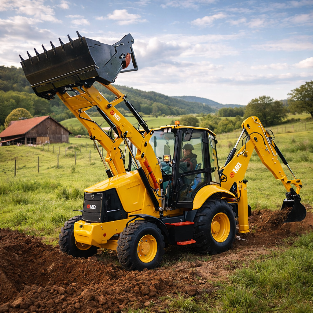 83C excavadora en trabajo