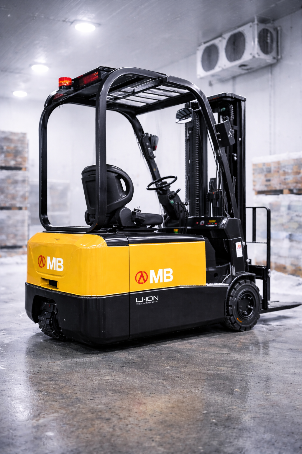 Serie CPD15 / CPD18 / CPD20TV8 en cámara frigorífica