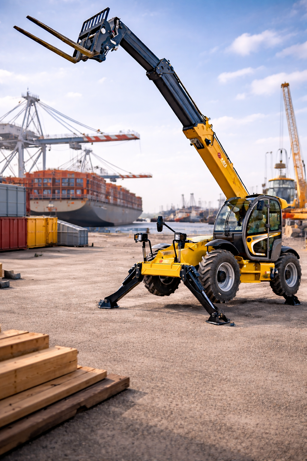 WSC1440 manipulador telescópico vista general