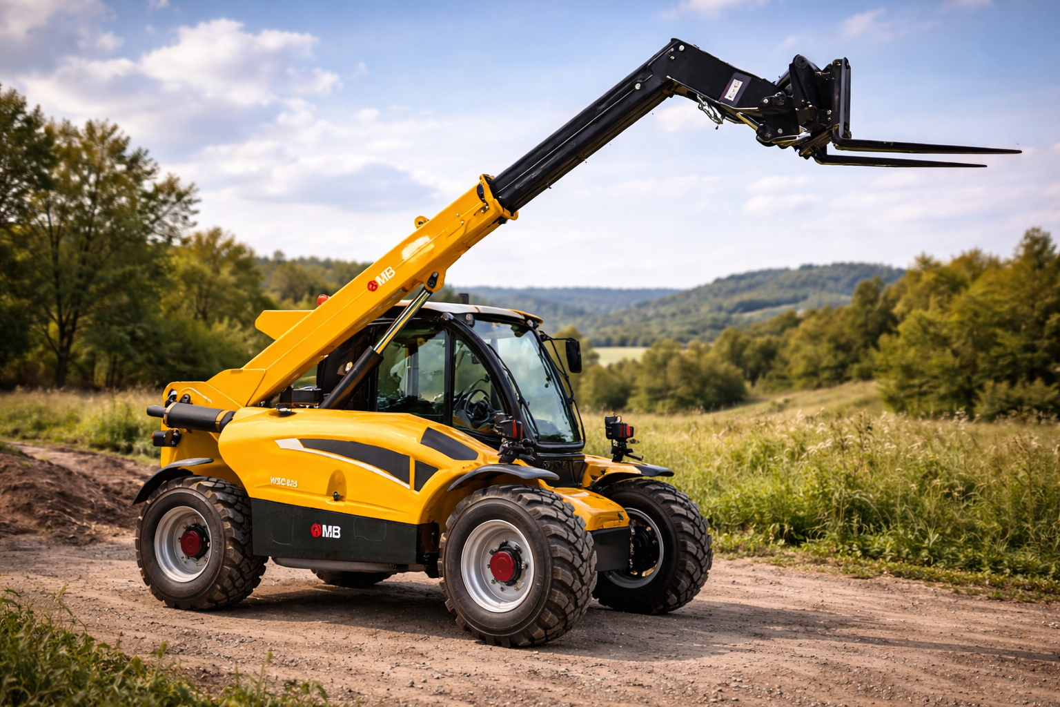 WSC625 manipulador telescópico en trabajo